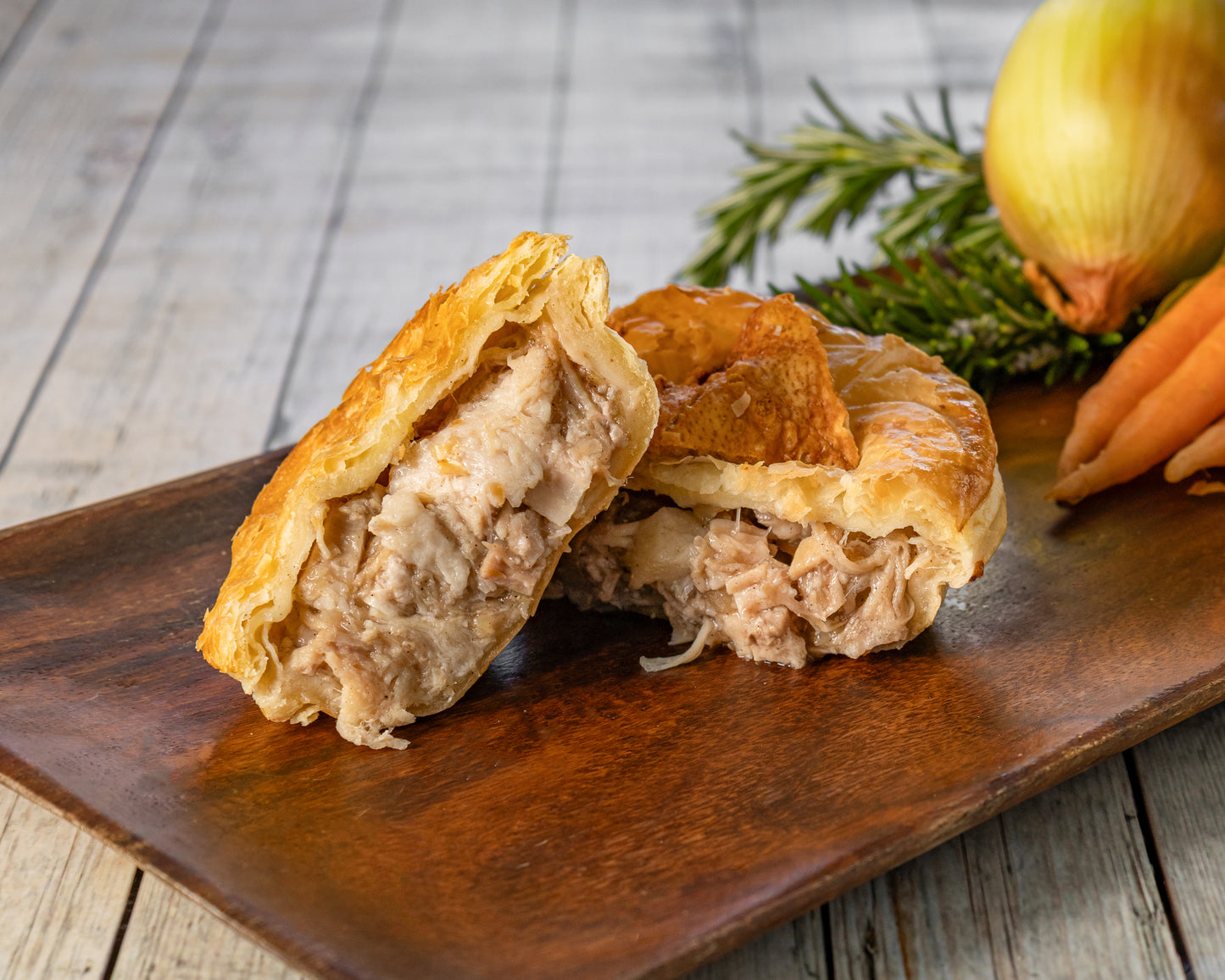 Pork Belly And Apple Sauce Pie